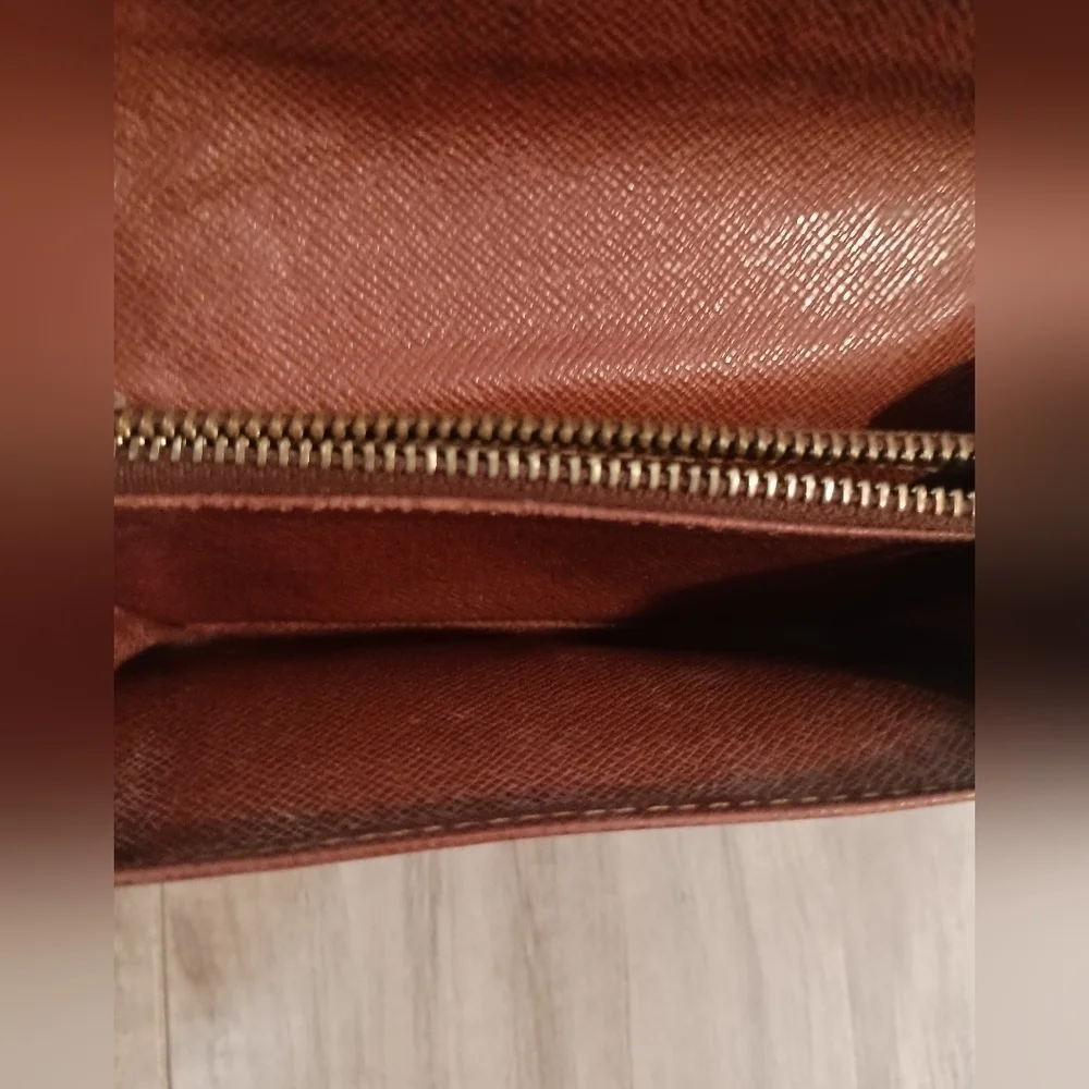 Authentic Louis Vuitton Monogram Canvas Wallet - Brown